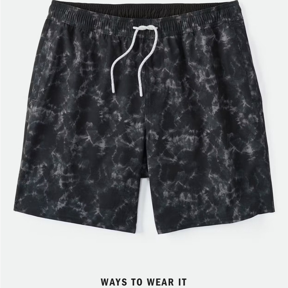 NWOT Men’s Huckberry Grey Swim Shorts